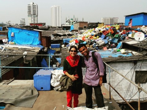 With Mohammed of Dharavi Slum Tours